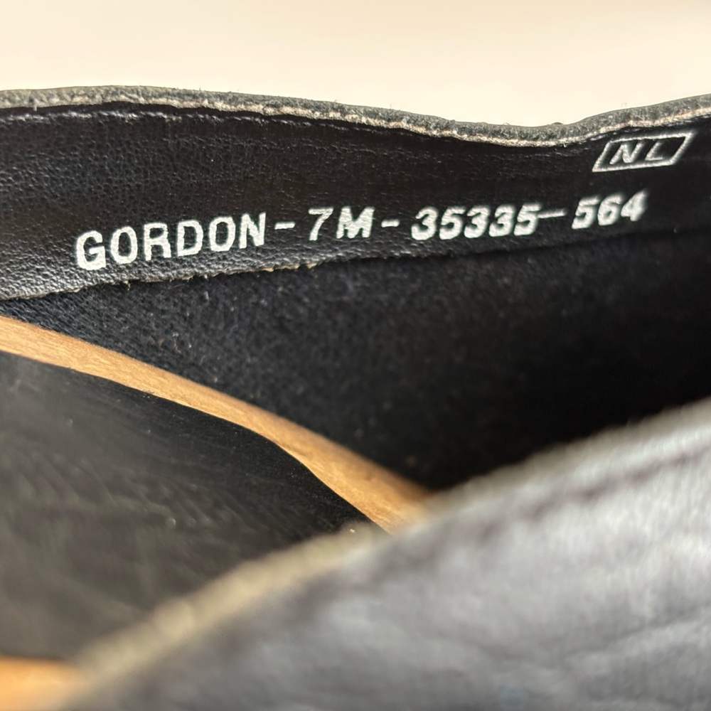 Rare Canyon River Blues Gordon Womens 7M Black Leather Wooden Sole Comfort Clogs - Picture 13 of 16